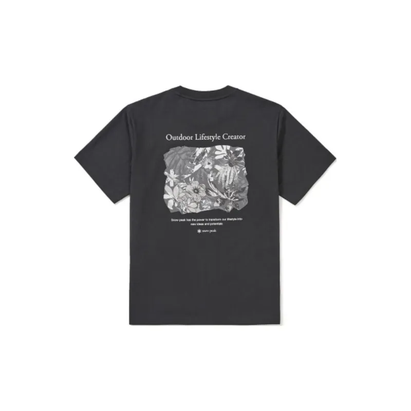 Snow Peak Drop Shoulder Sleeve T Shirt Men's-4
