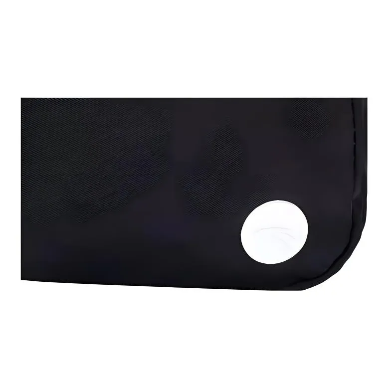 Anta Life Collection Fabric Portable One Shoulder Crossbody Cell Phone Pouch Regular Unisex Basic Black-2