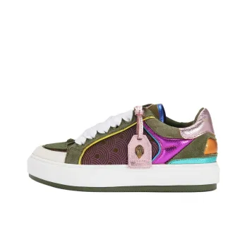 Kurt Geiger London Low-Top Skateboard Shoes Women's Olive Green