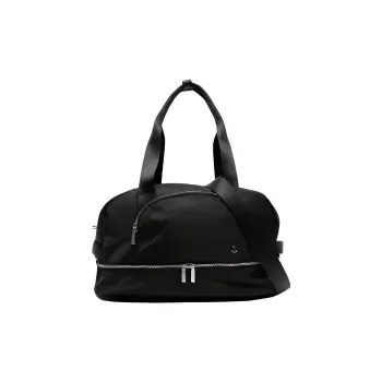 Lululemon Nylon Shoulder Bag Crossbody Bag Handbag Travel Bag Regular Women's Black