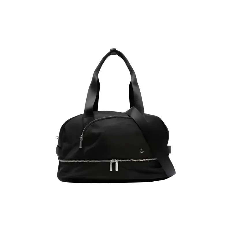 Lululemon Nylon Shoulder Bag Crossbody Bag Handbag Travel Bag Regular Women's Black-0