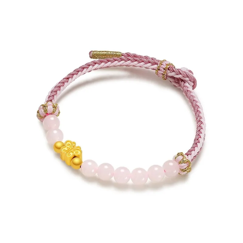 CHAOHONGJI Hetian Jade Bracelets Women's Dusty Pink-1