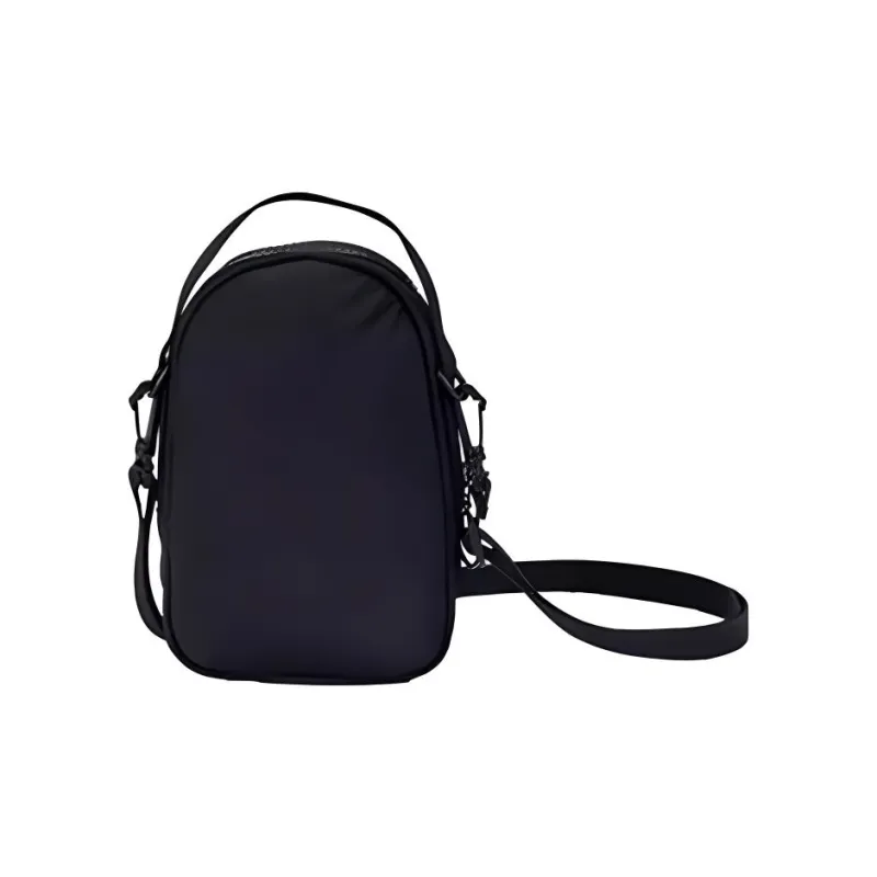 Anta Life Collection Fabric Portable One Shoulder Crossbody Cell Phone Pouch Regular Unisex Basic Black-1