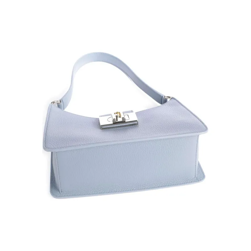 Furla 1927 Collection Calfskin Handbag, Shoulder Bag Women's Blue-4