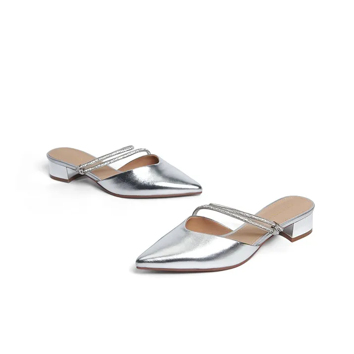PT'SON Rubber Sole Quiet Slip Resistant Wrap toe Slippers Women's-11
