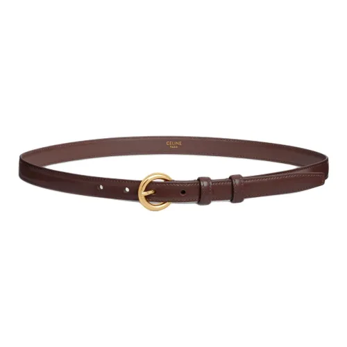 CELINE Leather Belts Women's