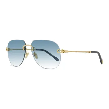 FRED - Irregular Shape Sunglasses Unisex Gold
