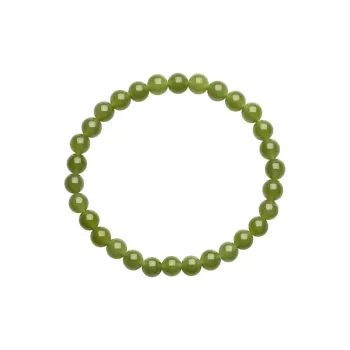 Phoenisess Bracelets Pale Greenish White Jade Women's