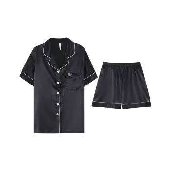 JinShaLa Pajama Set Women's Black