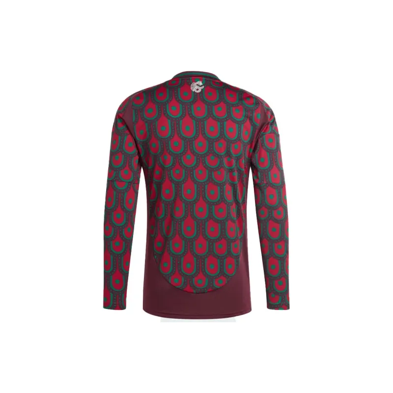 Adidas Free Shipping With AdiClub Mexico 24 Long Sleeve Home Jersey-1
