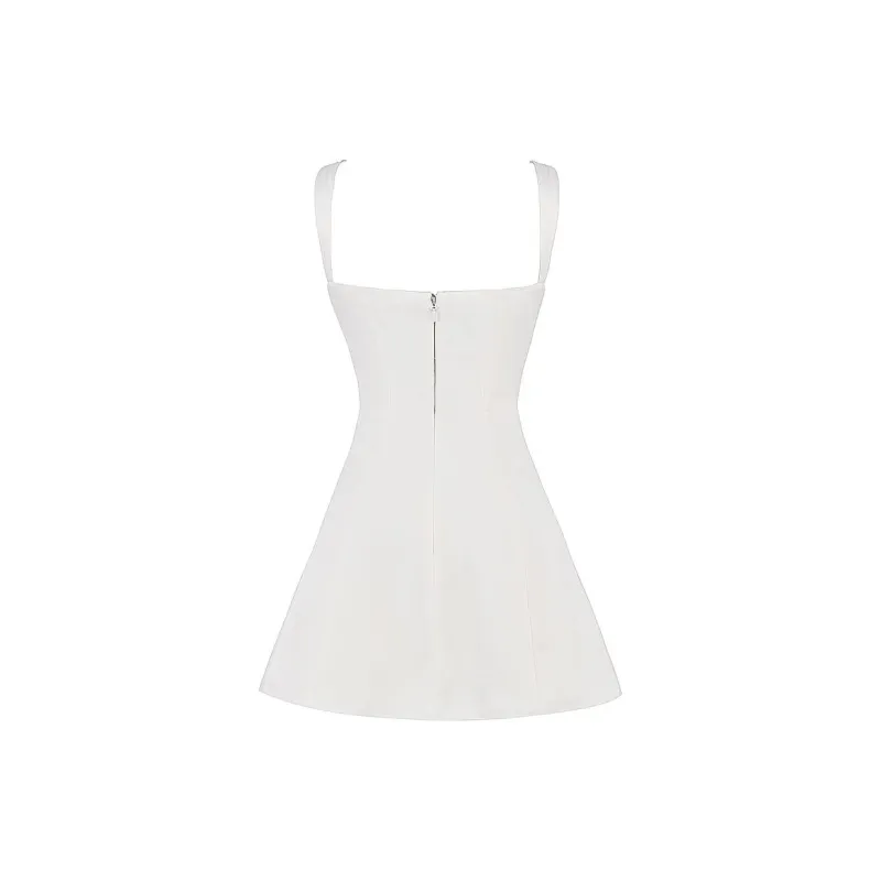 HOUSE OF CB ADRIANA Slip Dresses Women's IVORY/Ivory White-1