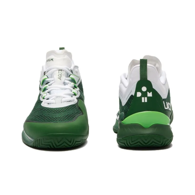 LACOSTE Slip Resistant And Breathable Low Top Casual Shoes Men's Green-3