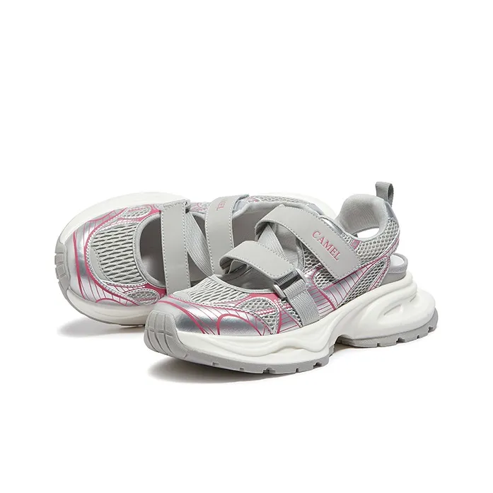 CAMEL Breathable Slip-Resistant Low-Top Chunky Sneakers Women's-14