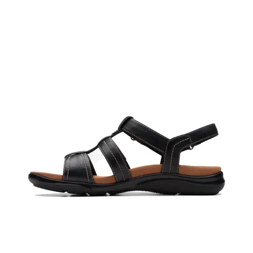 Clarks Kitly Step Beach Sandals Women's Black
