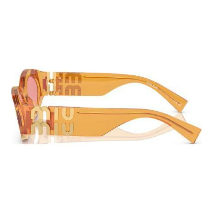 MIU MIU Oval Frame Sunglasses-1