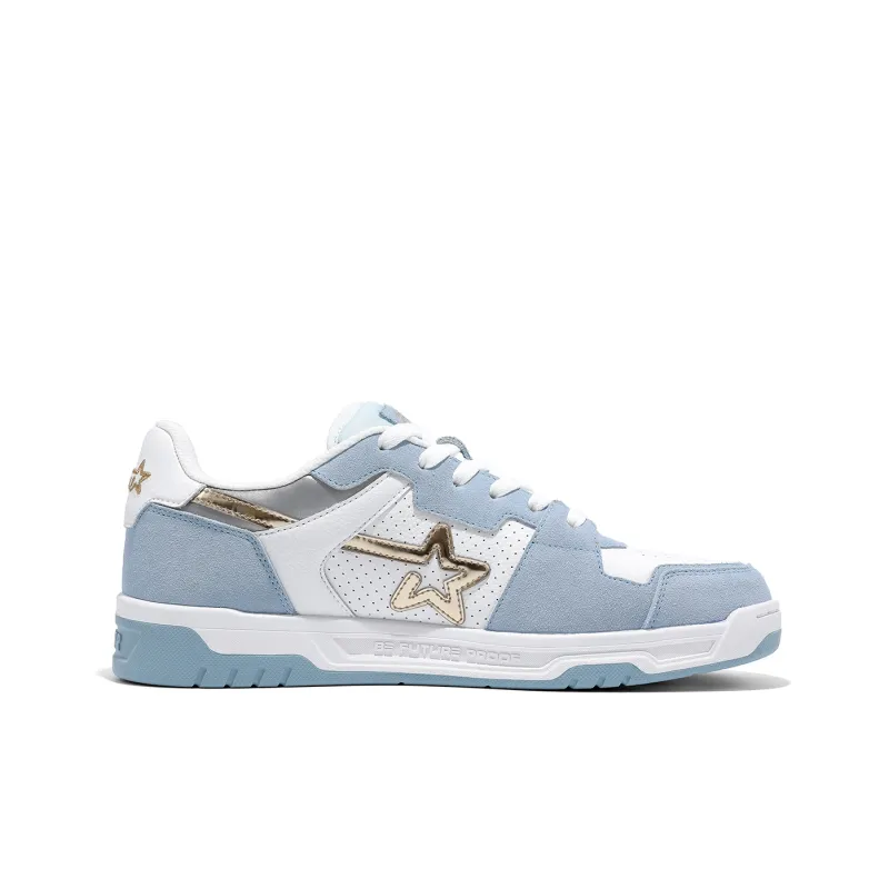 RIPSTAR SKBD Chic Anti Slip Wear Resistant Low Top Skateboard Shoes Unisex Ice Crystal Color Scheme-1