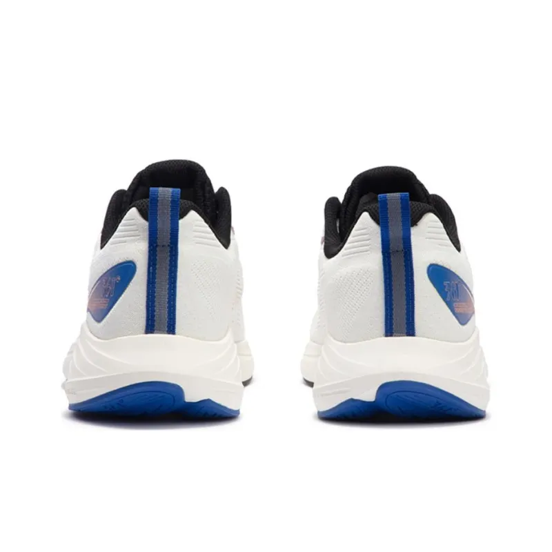 361° Shock Absorbers Low Top Casual Running Shoes Men's White Blue-3