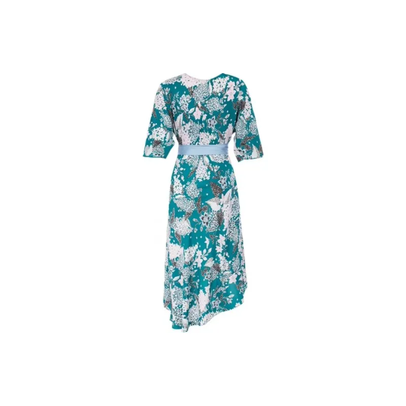 DVF Diane Von Furstenberg Short-Sleeved Dresses Women's Blue-1