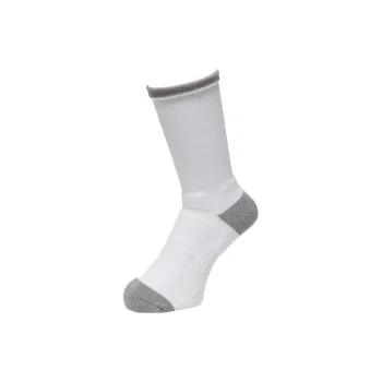 Asics Basketball Socks Unisex 1 Pack Bright White/Piedmont Gray