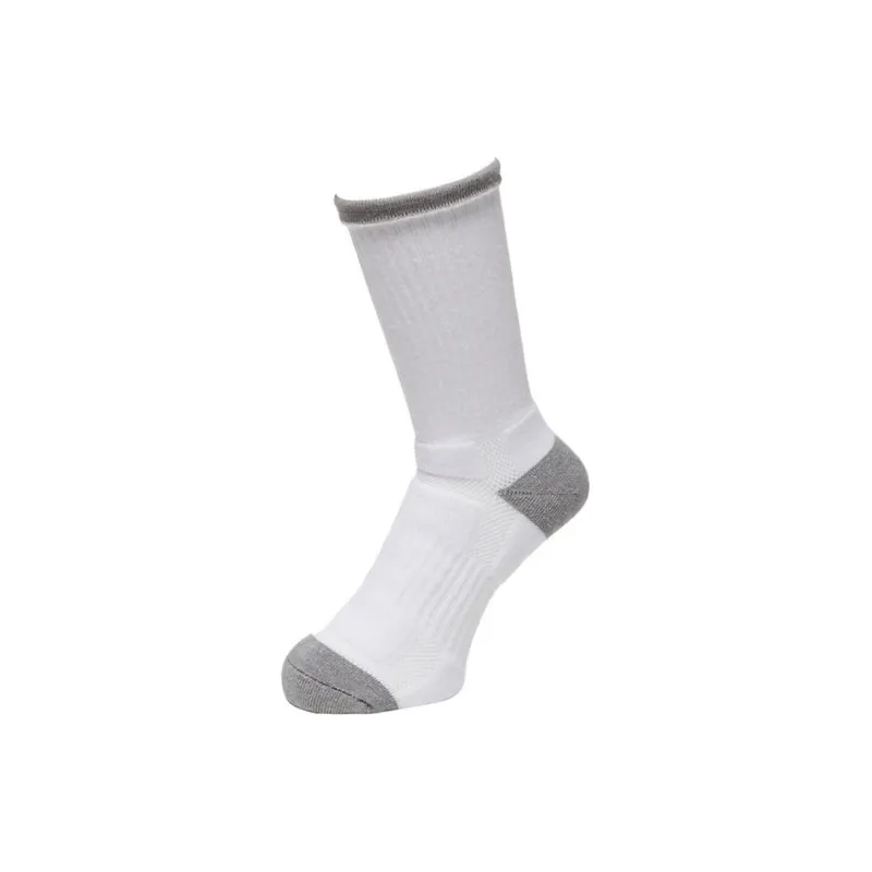 Asics Basketball Socks Unisex 1 Pack Bright White/Piedmont Gray-0