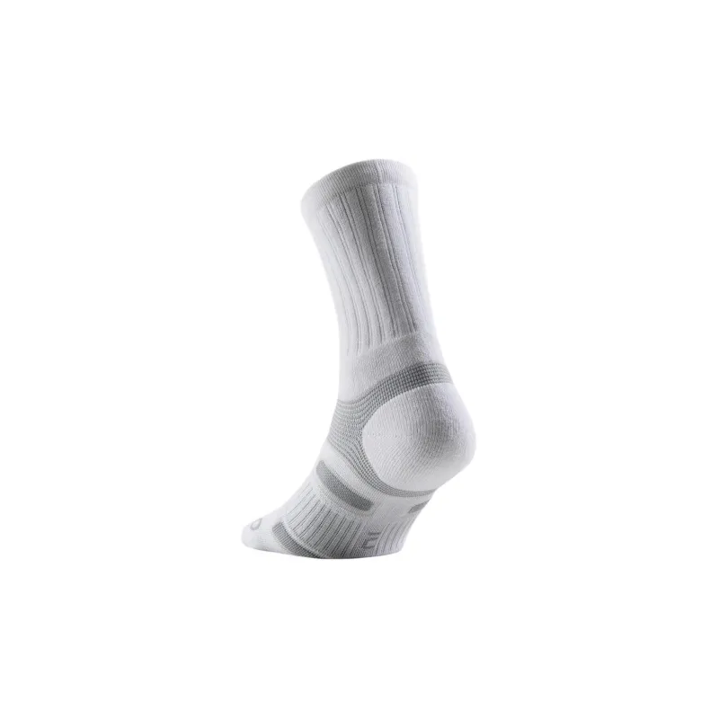 DECATHLON Knee High Socks Unisex 3 Pack White-3