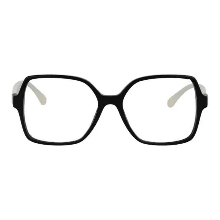 CHANEL Acetate Irregular Shape Eyeglass Frames Women's Black-1
