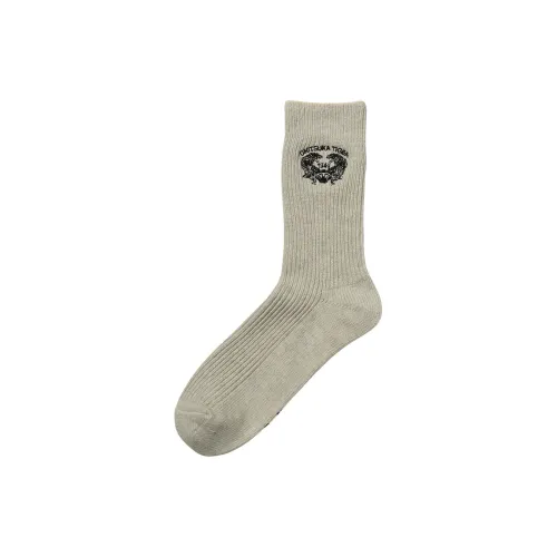 Onitsuka Tiger SS24 Mid-Calf Socks Unisex 1 Pack Gray