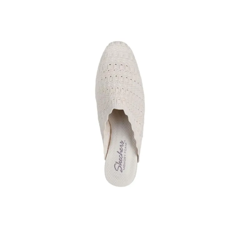Skechers CLEO SNIP Abrasion Resistant Slip Resistant Closed Toe Slippers Women's Natural-3