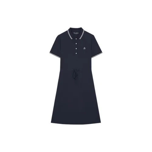 MARC OPOLO Short-Sleeved Dresses Women's Navy Blue