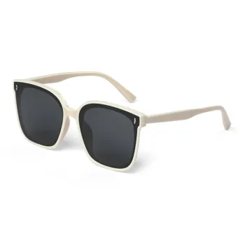 Cranta Komeia TR/Memory Plastic Round Sunglasses Unisex