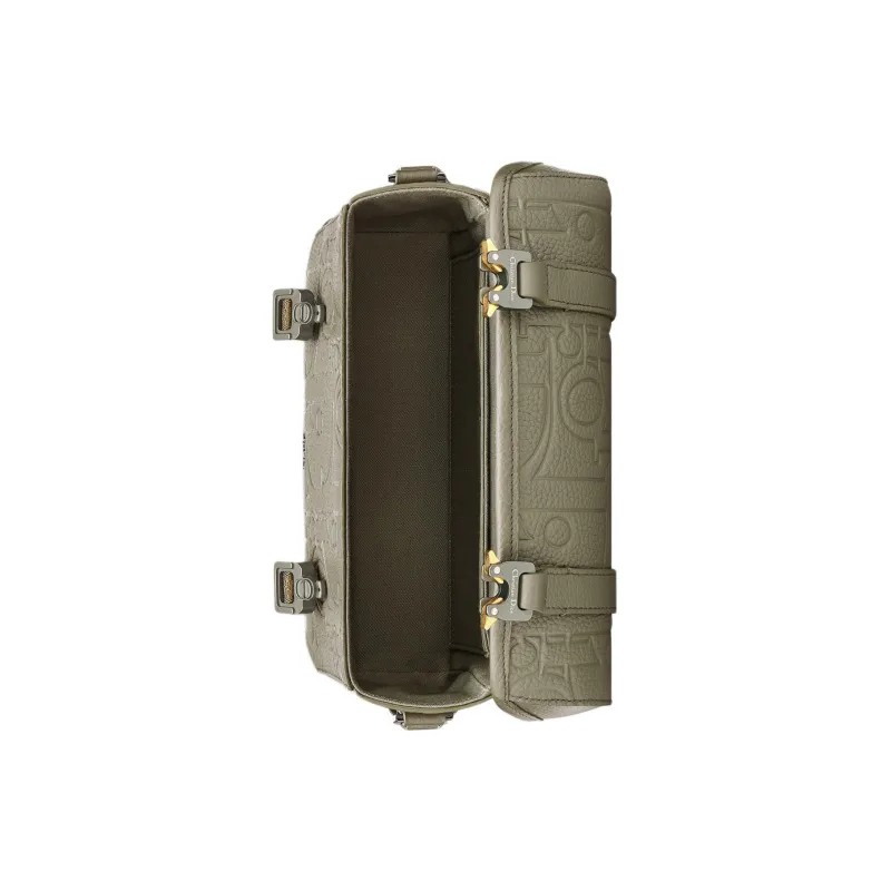 DIOR Hit The Road Grained Calfskin Shoulder Bag, Crossbody Bag Men's Khaki-4