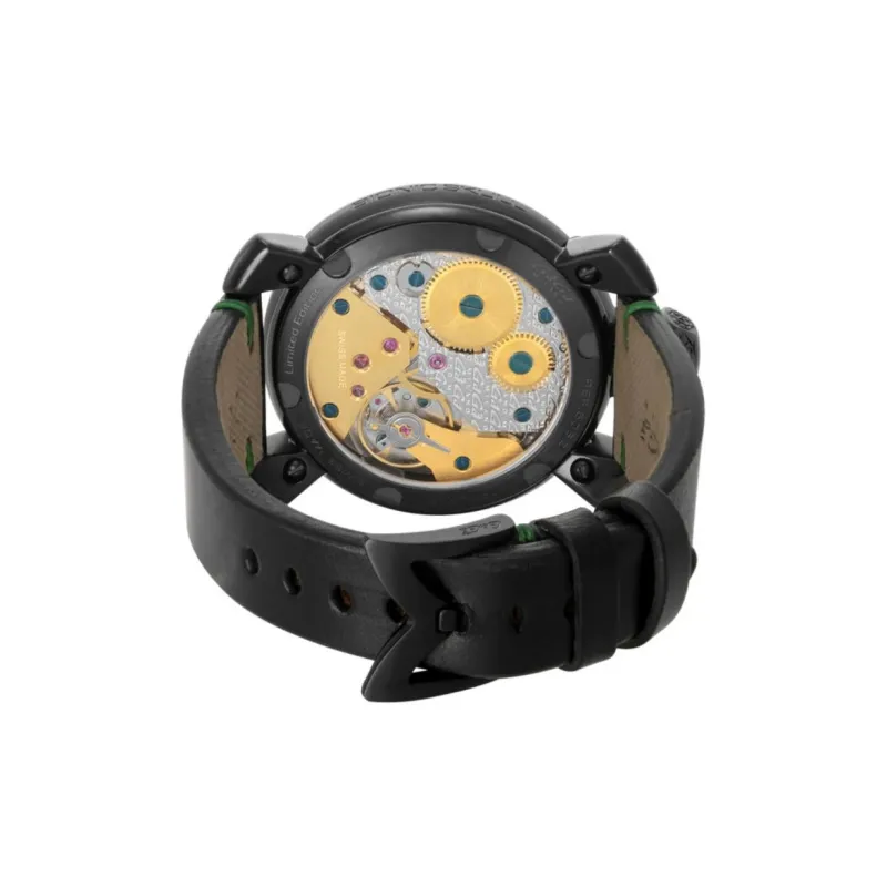 GAGA Pvd Collection Wrist Watch Manual Mechanical Movement Leather Watch Bands 48mm Multicolor Watch Dial Men's Watches-1