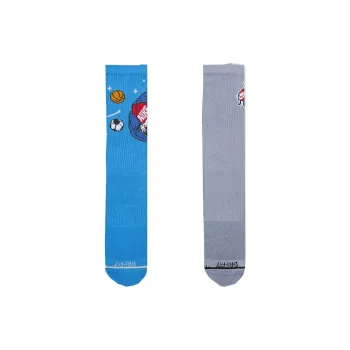 Nike Mid-Calf Socks Unisex 2 Pack Multicolor
