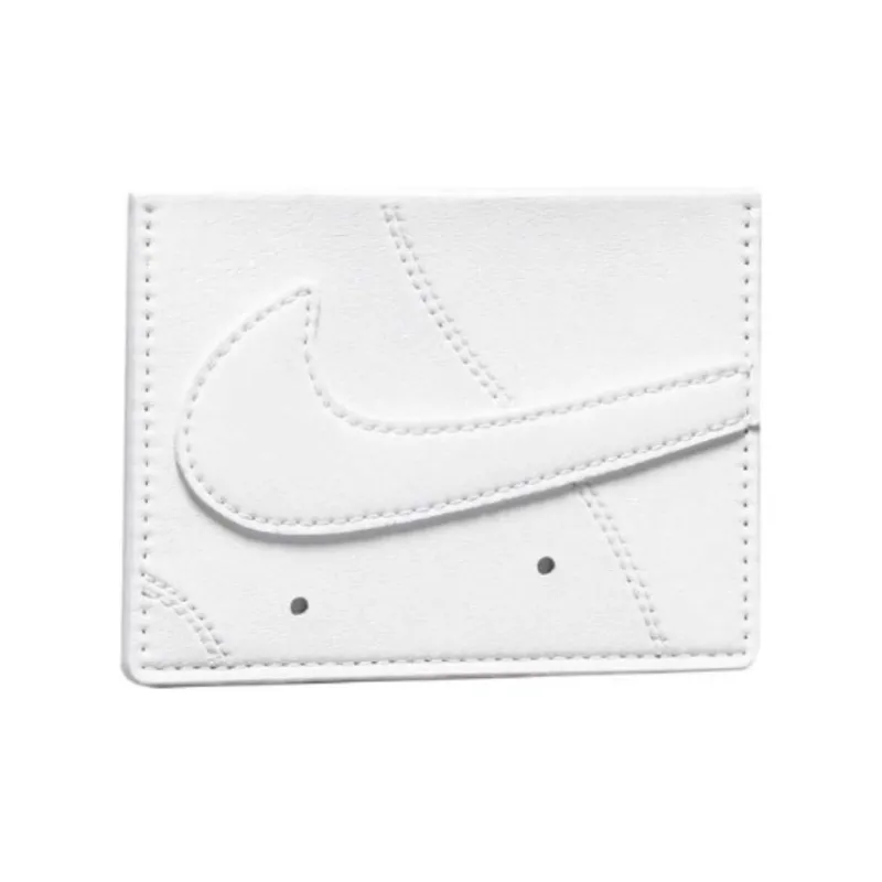 Nike PU Polyurethane Card Holder Card Holder Regular Unisex White-2