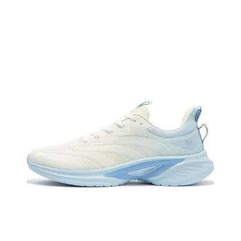 361° Cushioning Anti-Slip And Wear-Resistant Low-Top Casual Running Shoes Men's White Blue