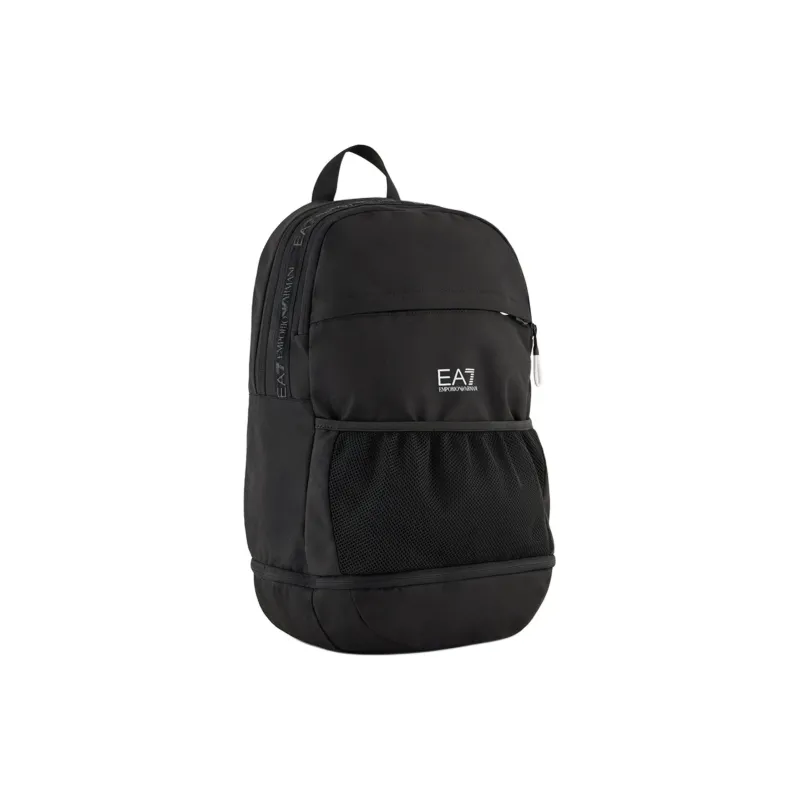 EMPORIO ARMANI EA7 Polyester Backpack Unisex Black-1