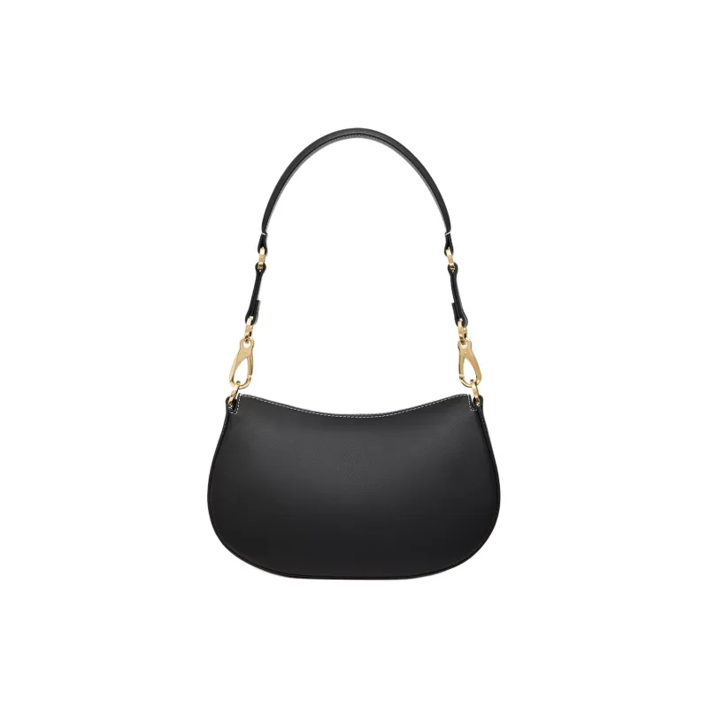Valentino Calfskin Crossbody Bag Shoulder Bag Small Size Women's Black-2