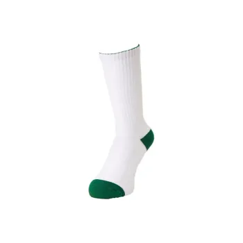 Asics Basketball Socks Unisex 1 Pack Bright White X Clover Green