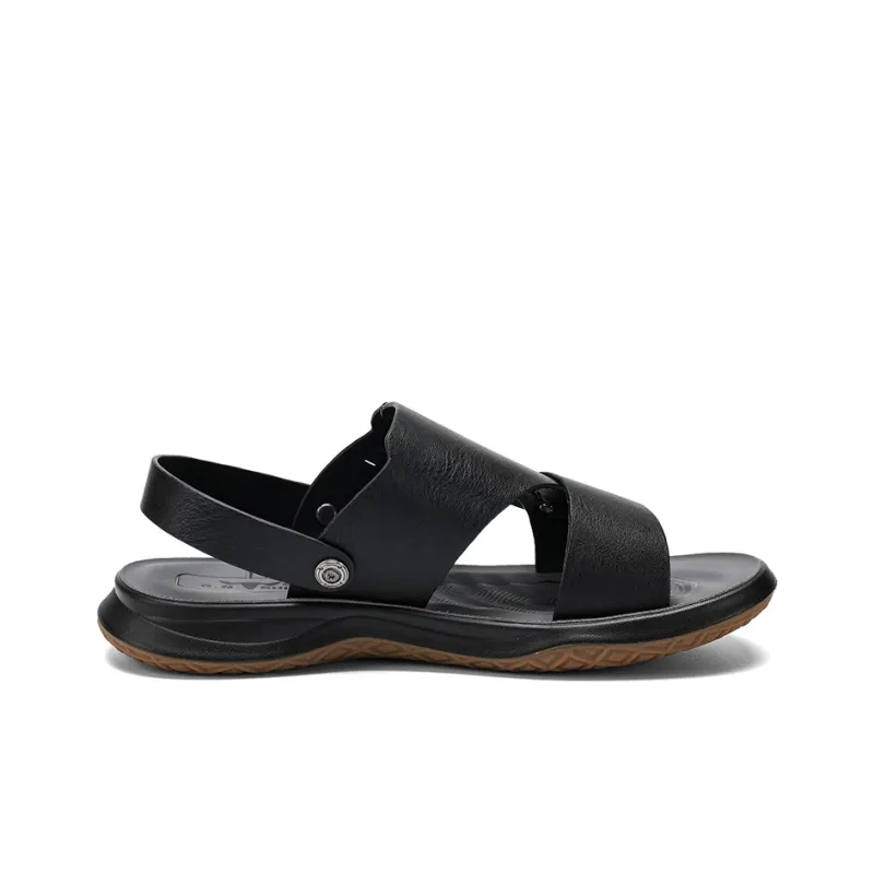 G.N.SHIJIA Beach Sandals Men Black/Dark Brown-1