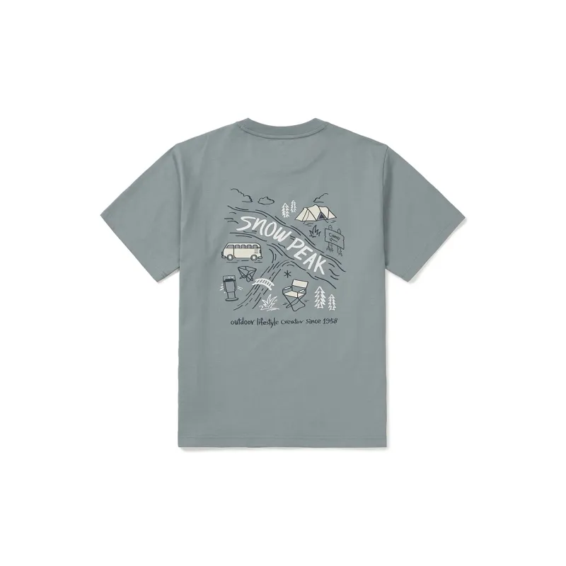 Snow Peak T Shirts Men-9