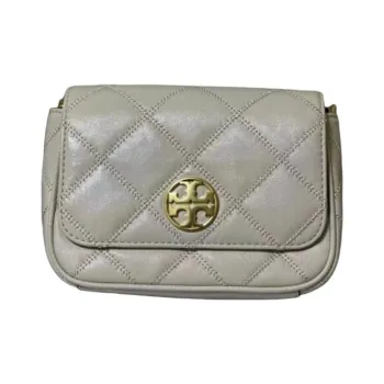 TORY BURCH Sheepskin Shoulder Bag, Crossbody Bag Small Size Women's White