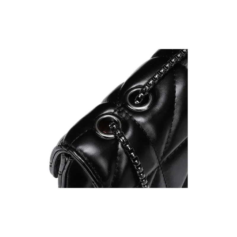 BRINCH Pu Crossbody Bag Shoulder Bag Regular Women's Black-4