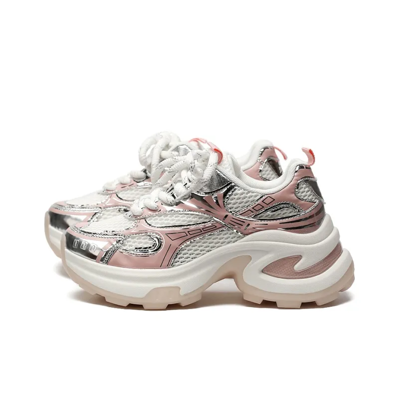 Zun'er Cushioning Anti Slip And Wear Resistant Low Top Chunky Sneakers Women's-7