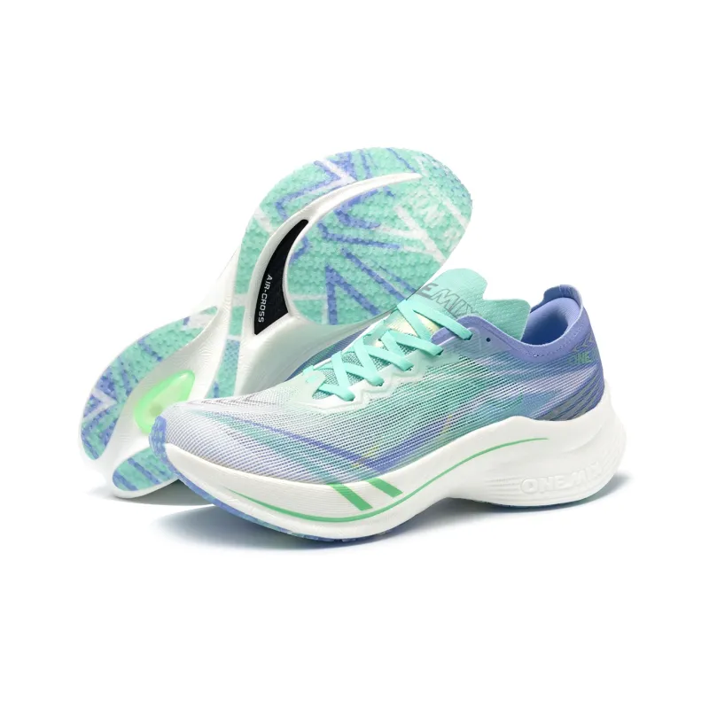 ONEMIX Low Top Running Shoes Unisex Mismatched Color Blue Derived From Indigo-7