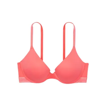 Victoria's Secret PINK WEAR EVERYWHERE Bra Women's Coral Pink