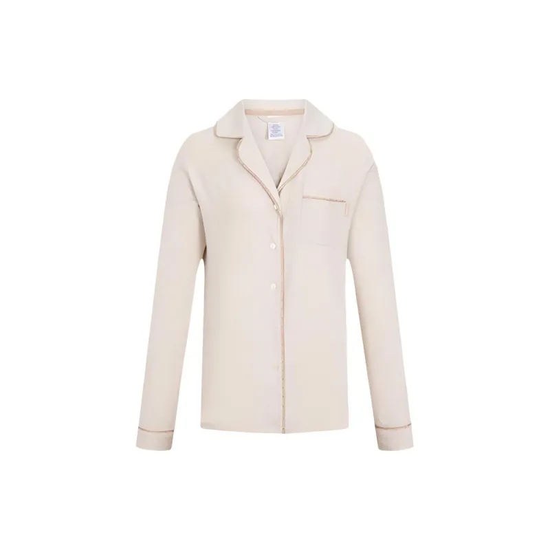 CK/Calvin Klein Pajama Tops Women's Beige-0