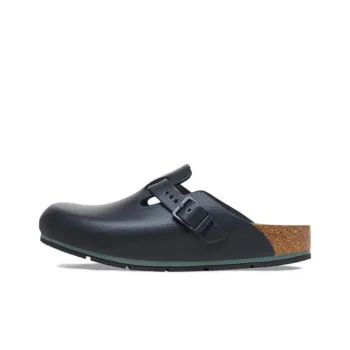 Birkenstock Boston Pro Natural Leather Sandals 'black'