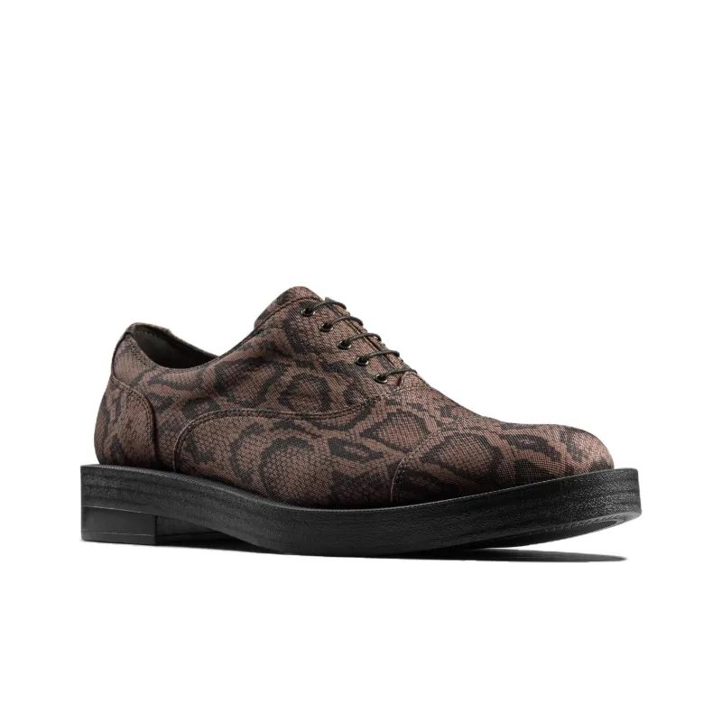 Clarks Oxford 2 Martine Rose Brown Textile Women's-2
