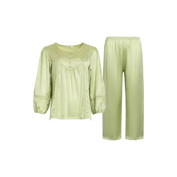 Silk Boundary Pajama Set Women's