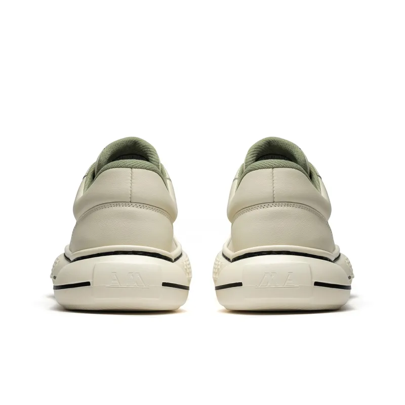 Anthony Miles Low Top Skateboard Shoes Men's White-3
